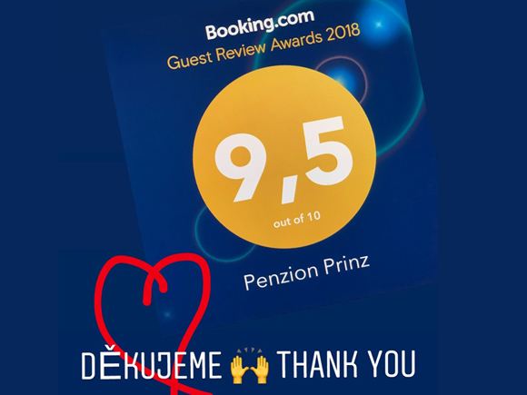 Ocenění od Booking!